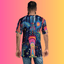 Electric Vibes Abstract Festival T-Shirt for EDM Enthusiasts