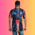 Electric Vibes Abstract Festival T-Shirt for EDM Enthusiasts