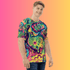 Psychedelic Abstract Rave Vibe T-Shirt for EDM Lovers